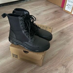 Dr Martens COMBS LEATHER LACE UP BOOTS unisex men’s 9women 10Black